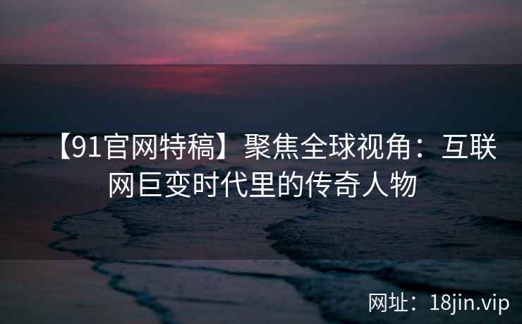 【91官网特稿】聚焦全球视角：互联网巨变时代里的传奇人物